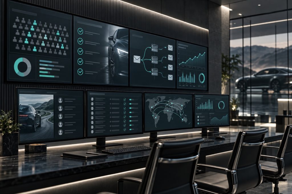 Managed automotive email campaign deployment and delivery operations